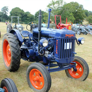 Tractor at the show